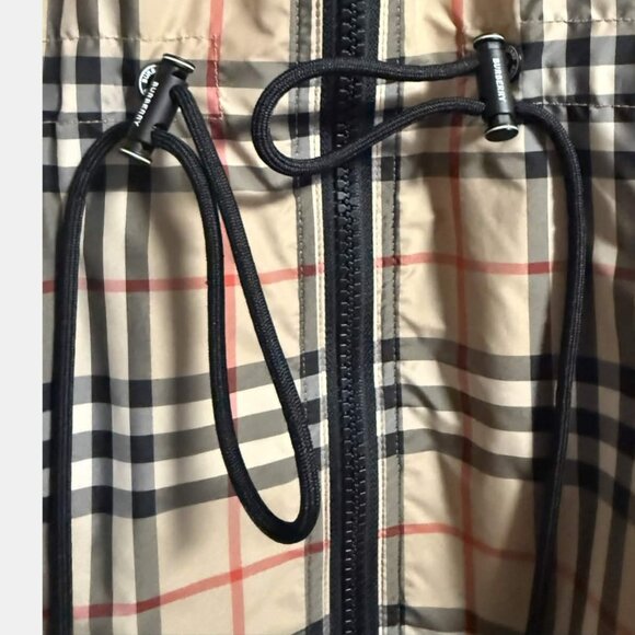 BURBERRY BACTON VINTAGE CHECK HOODED JACKET ARCHIVE BEIGE NWT SIZE 6 - Picture 12 of 13